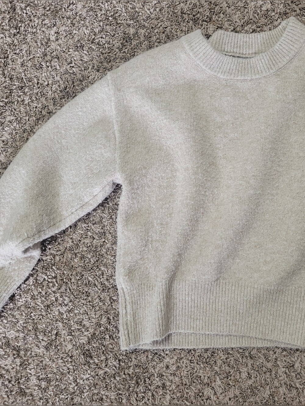 Super soft and warm tan sweater